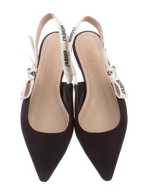 dior slingback flats black|christian Dior j'adior flats.